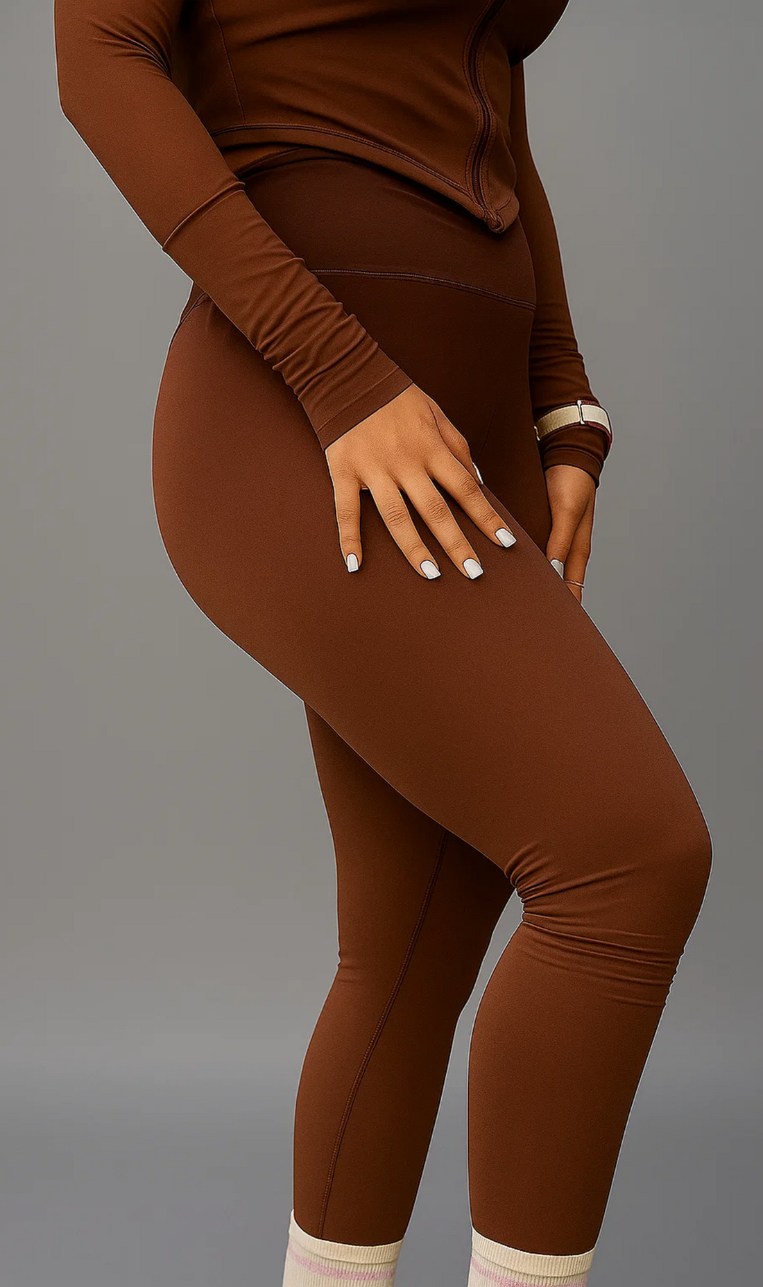 Sophia – Super Sculpting/SEMI SEAMLESS  (Blue & Black, No Pockets)